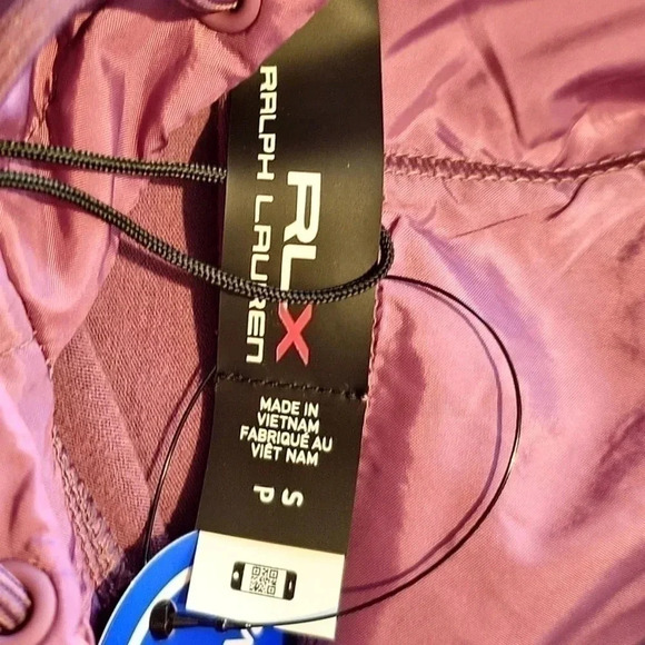 RLX Ralph Lauren Cloud Fleece‎ Hoodie - Womens - Size Small - Purple - Picture 6 of 7